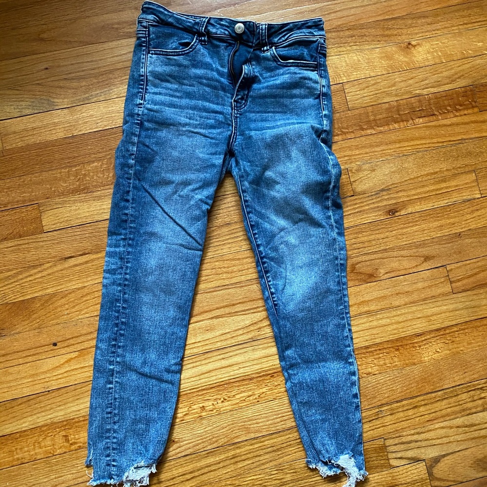 2/$35 Distressed Skinny Jeans, Ankle Length